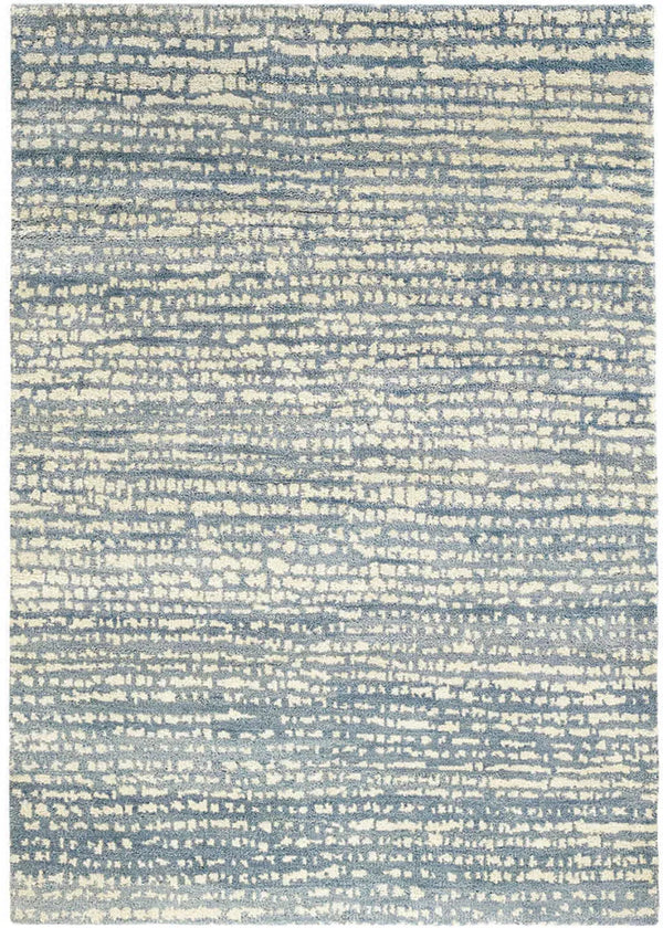 5x8 Shepherd pewter blue (s) Hand Knotted