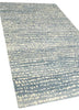 5x8 Shepherd pewter blue (s) Hand Knotted