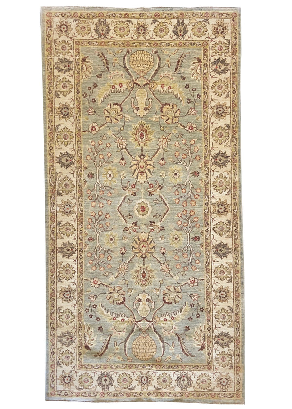 5x9'9" Peshawar Hand Knotted