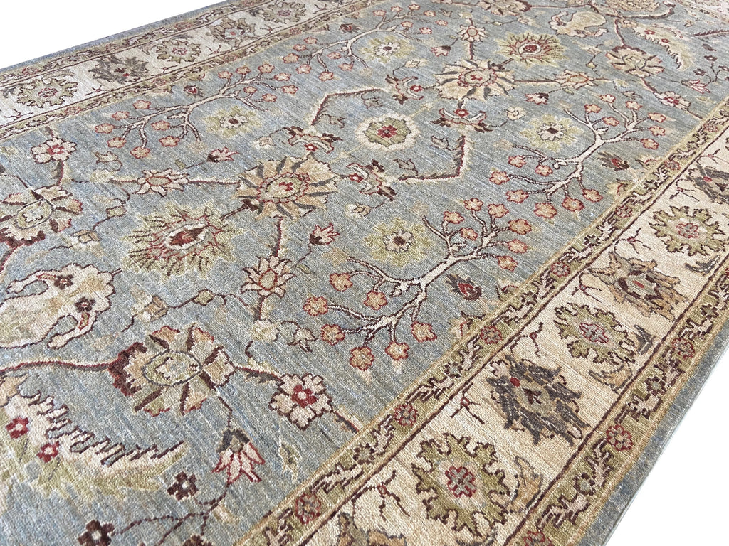 5x9'9" Peshawar Hand Knotted