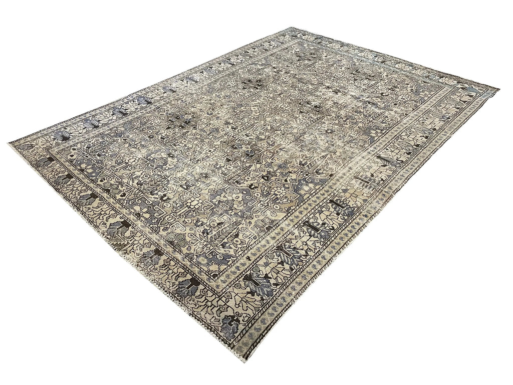 6'10"x9'6" Baktiari (s) Hand Knotted