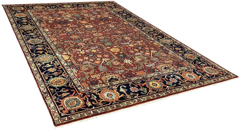 6'1"x8'10" Arabesque Hand Knotted