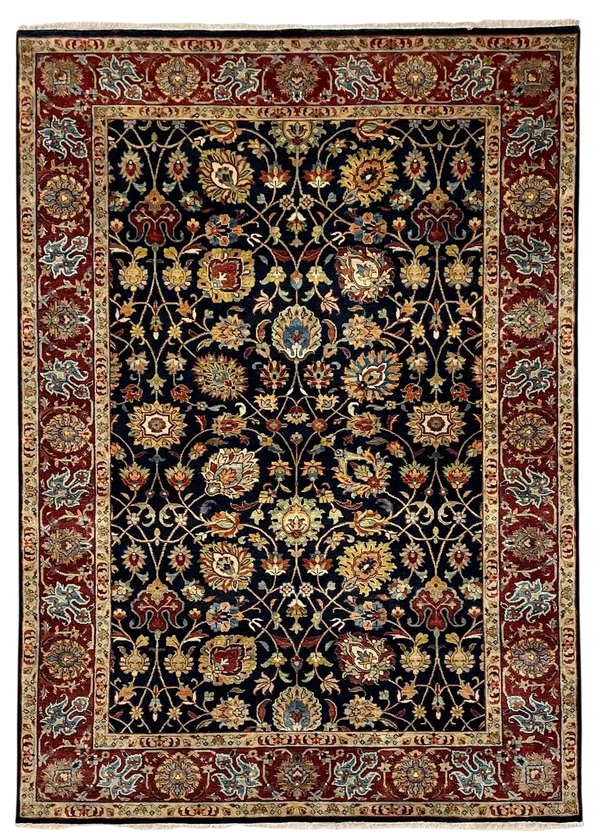 6'1"x8'10" Tabriz Hand Knotted