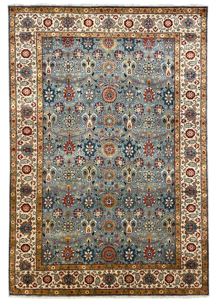6'1"x8'11" Tabriz Hand Knotted