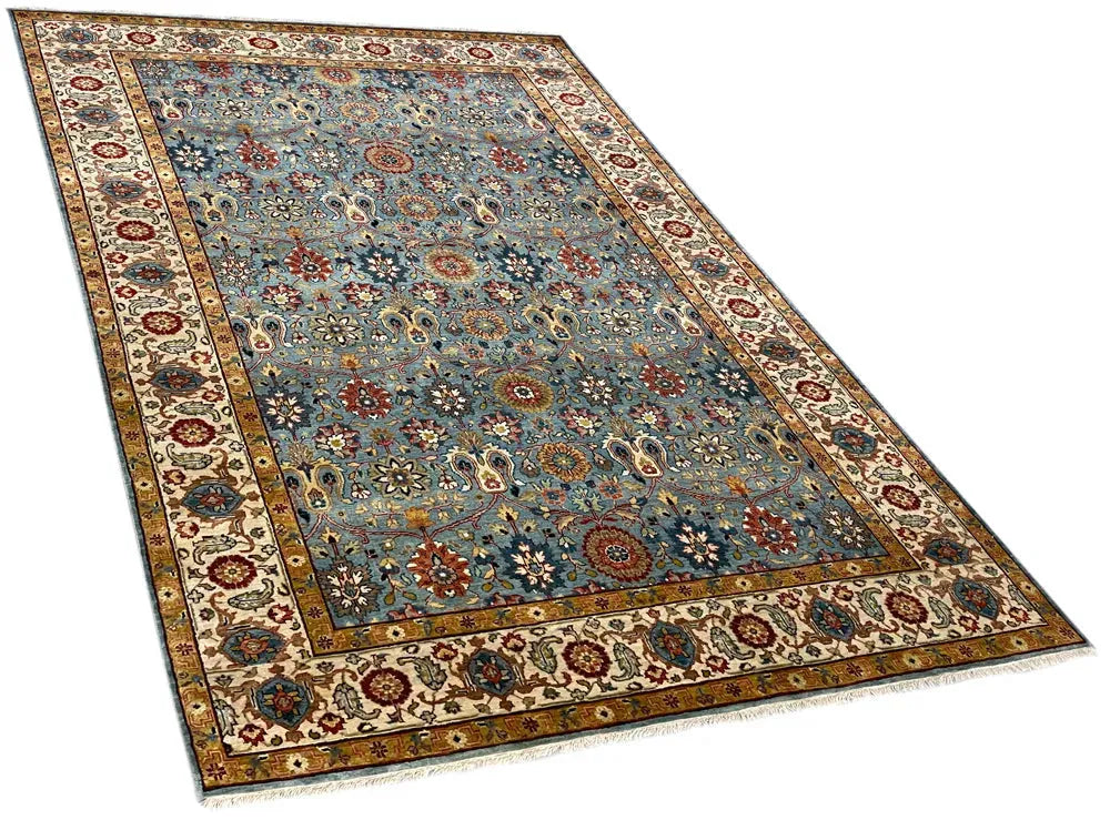 6'1"x8'11" Tabriz (s) Hand Knotted