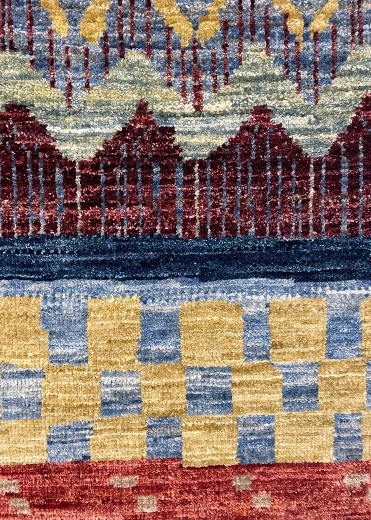 6'1"x8'9" Gabbeh Hand Knotted