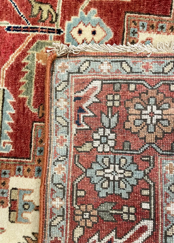 6'1"x8'9" Khanna Collection Hand Knotted