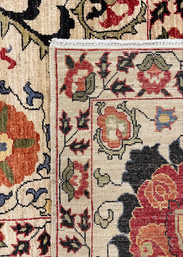 6'1"x9'3" Suzani Hand Knotted