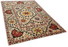 6'1"x9'3" Suzani Hand Knotted