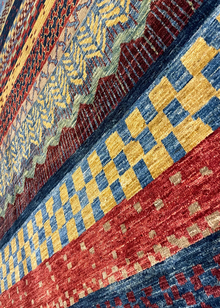 6'1"x9' Gabbeh Hand Knotted