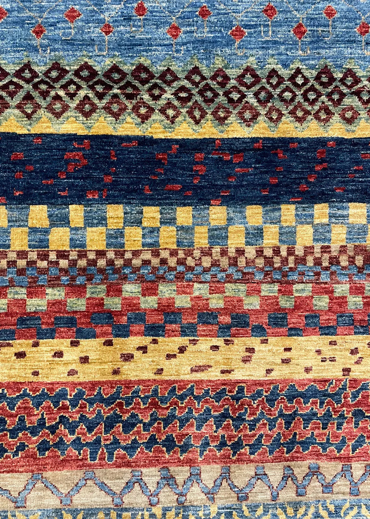6'1"x9' Gabbeh Hand Knotted