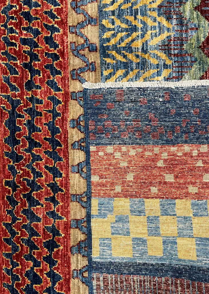 6'1"x9' Gabbeh Hand Knotted