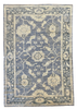 6'2"x8'10" Oushak Hand Knotted