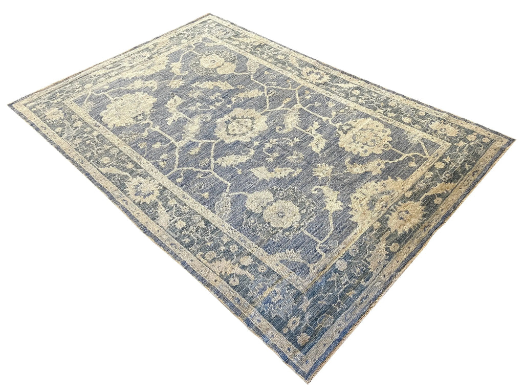 6'2"x8'10" Oushak (s) Hand Knotted