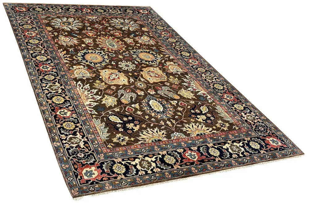 6'2"x8'11" Tabriz (s) Hand Knotted
