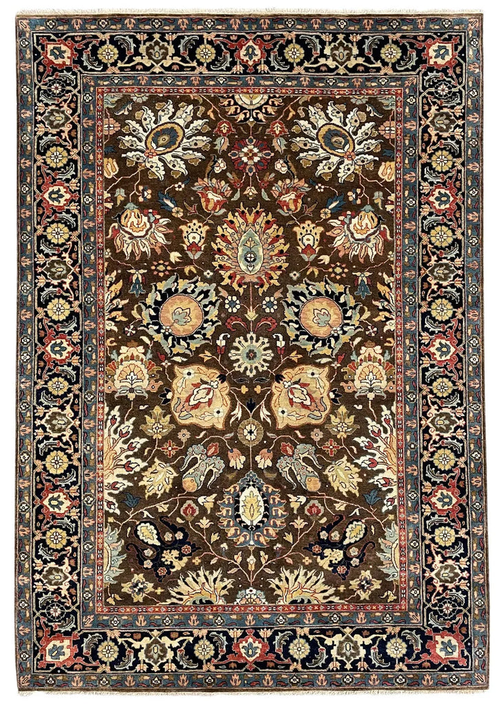 6'2"x8'11" Tabriz (s) Hand Knotted