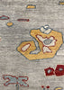 6'2"x8'5" Animal Gabbeh Hand Knotted