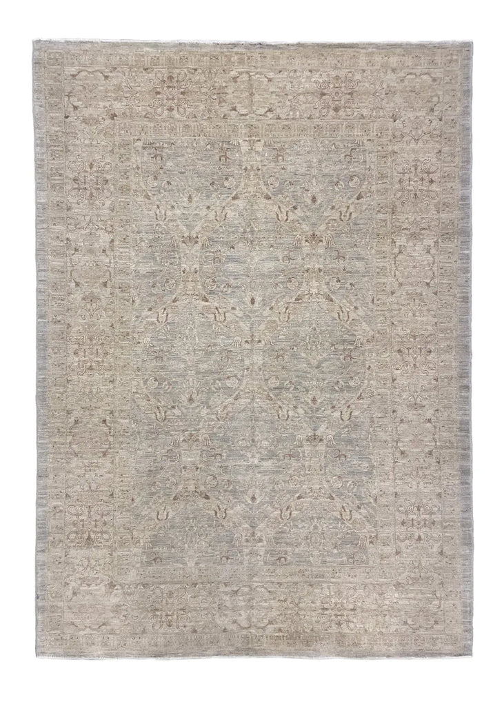 6'2x8'5 Shama Agra Hand Knotted