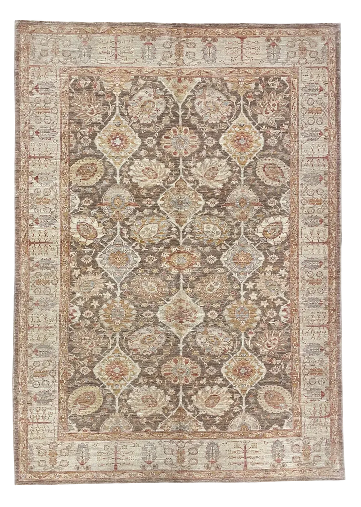 6'2"x8'7" Tabriz Hand Knotted