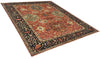 6'2"x9'3" Kermanshah Hand Knotted