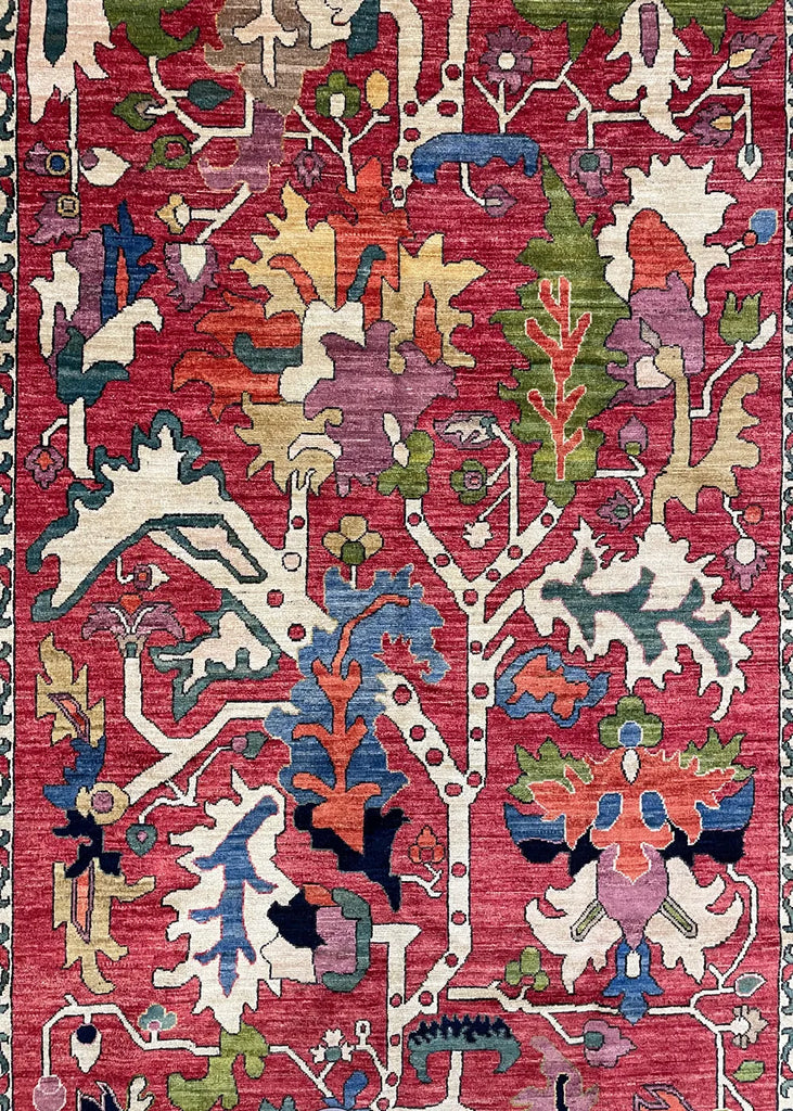 6'2"x9' Tree of Life Hand Knotted