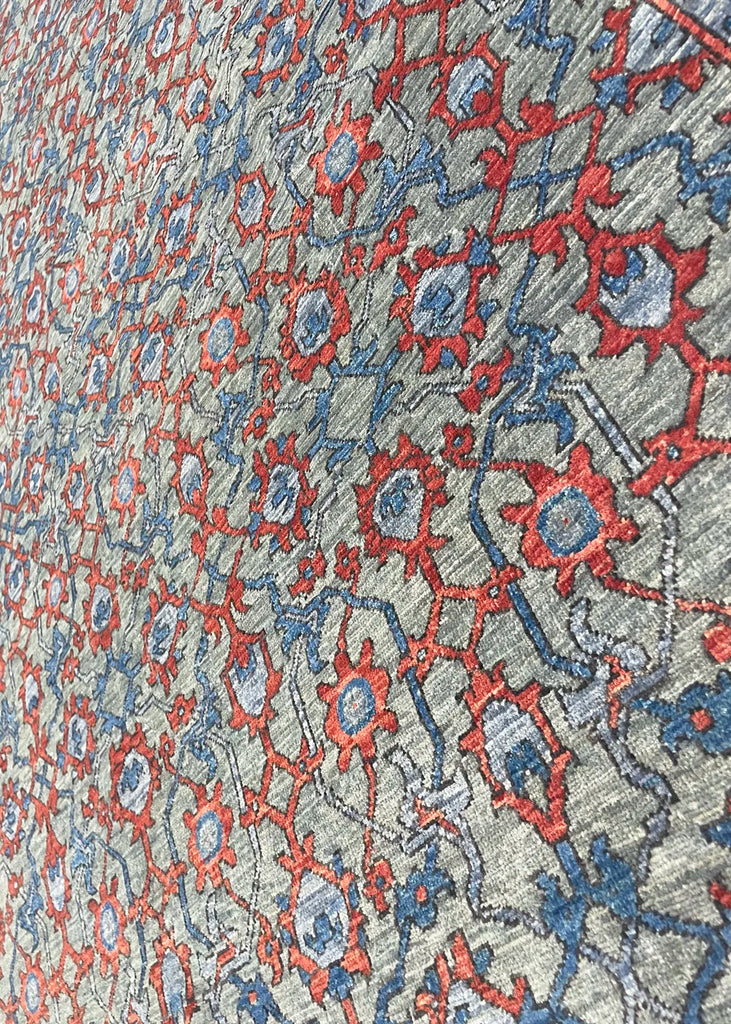 6'3"x8'11" Lotto Hand Knotted