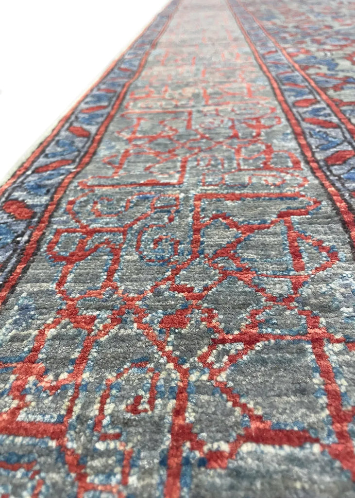 6'3"x8'11" Lotto Hand Knotted