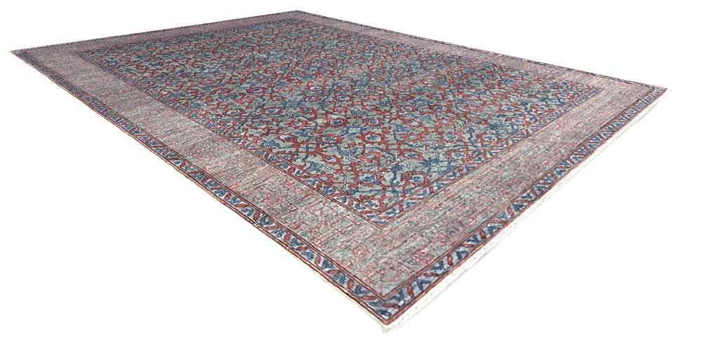 6'3"x8'11" Lotto Hand Knotted