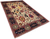 6'3"x9'2" Sauj Boulag Hand Knotted