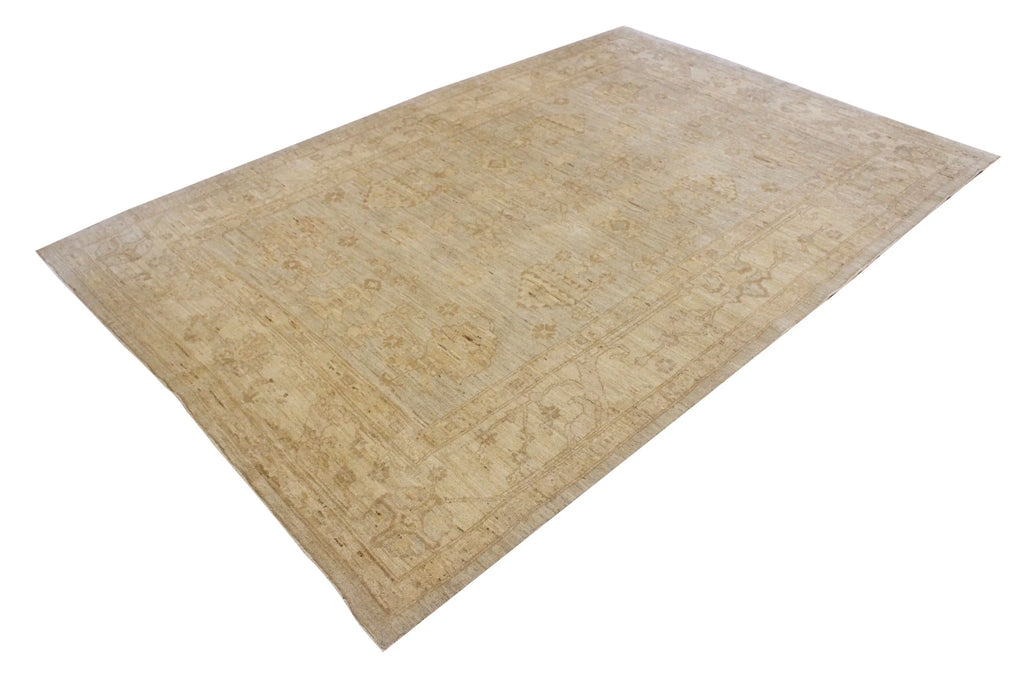 6'4"x9'5" Oushak Hand Knotted