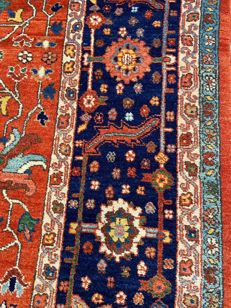 6'6"x9'6" Heriz Hand Knotted