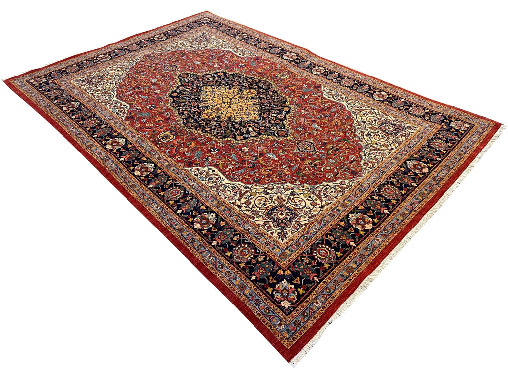 6'9"x9'11" Tabriz Hand Knotted