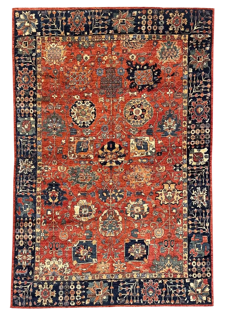 6'x8'11" Tabriz Hand Knotted