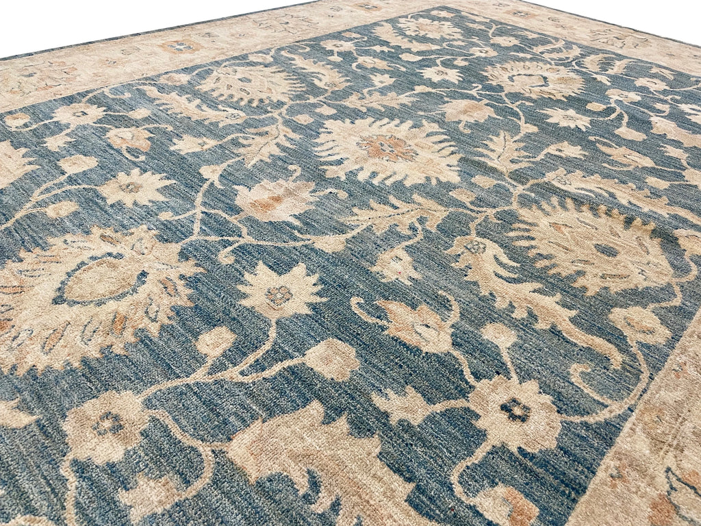 6x9'2" Kashan Hand Knotted