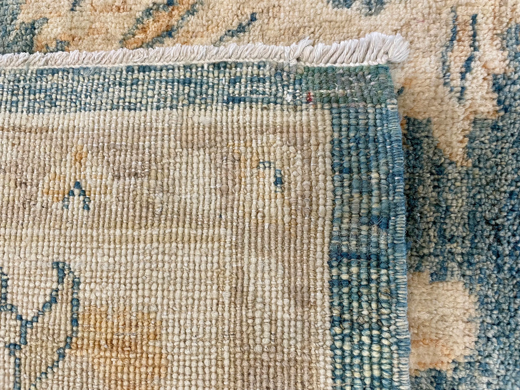 6x9'2" Kashan Hand Knotted