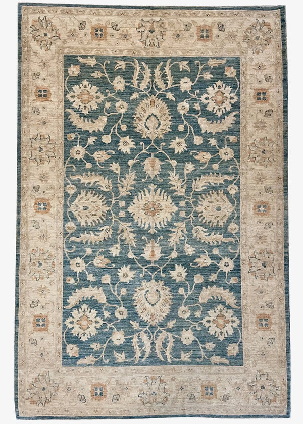 6x9'2" Kashan (s) Hand Knotted