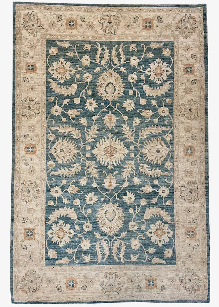 6x9'2" Kashan (s) Hand Knotted