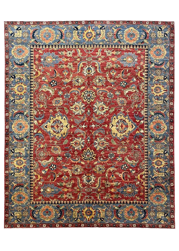 6'x9'4" Sultanabad Hand Knotted