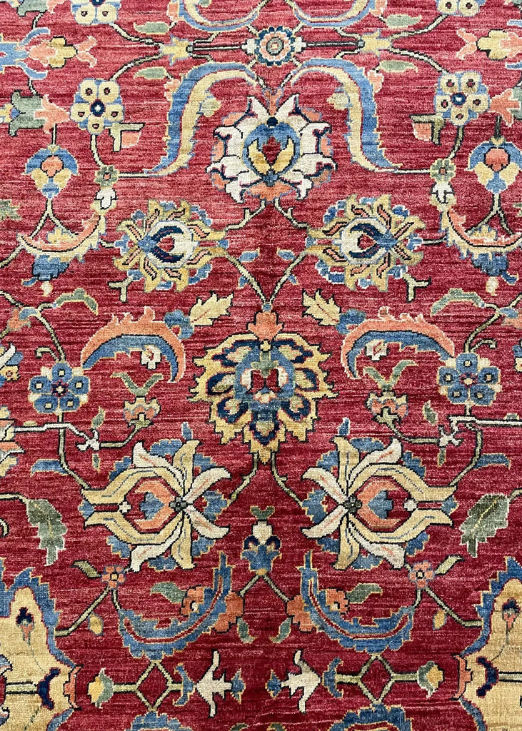 6'x9'4" Sultanabad Hand Knotted