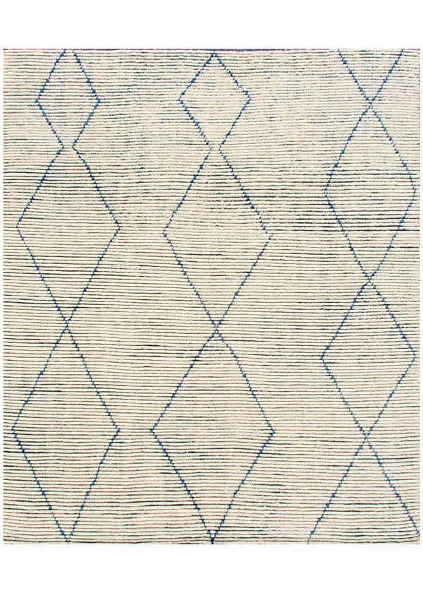 6x9 Baha Denim (s) Hand Knotted