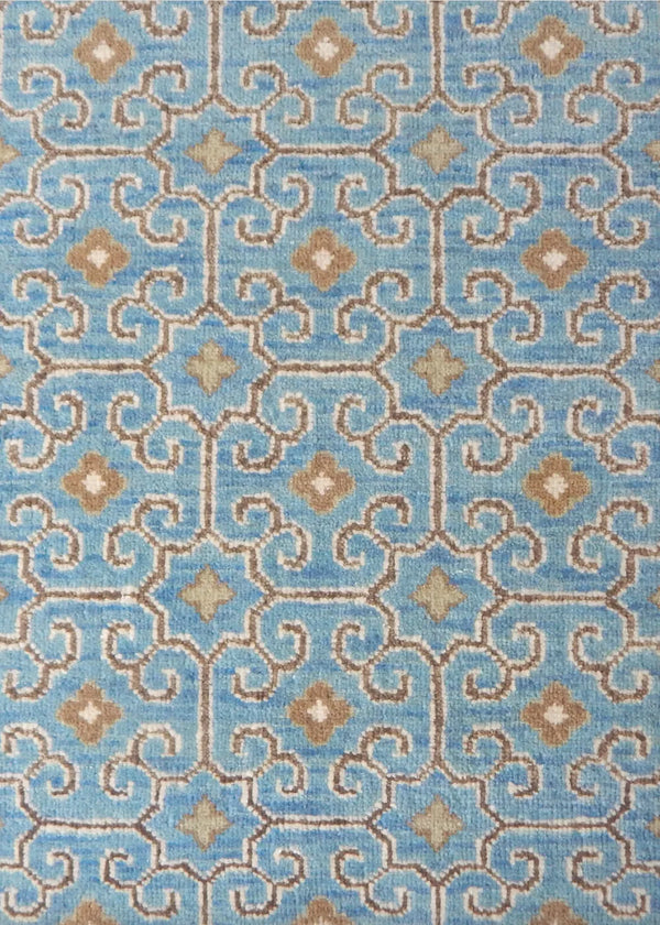 6x9 Caspian 517 blue (s) Hand Knotted