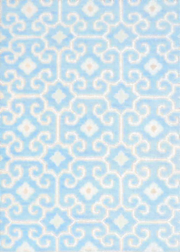 6x9 Caspian Blue Hand Knotted