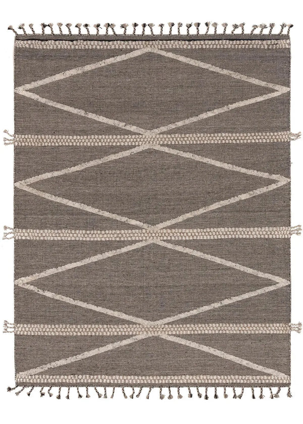 6x9 Kalila Slate (s) Hand Knotted