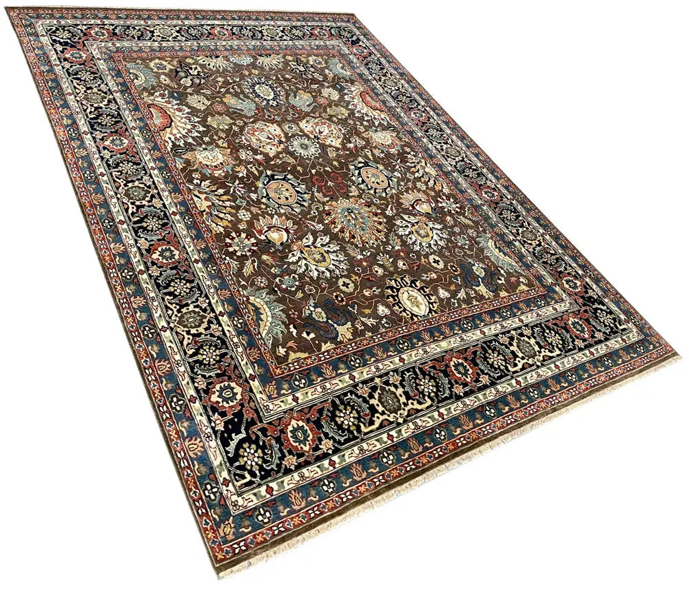7'10"x9'11" Khanna Tabriz (s) Hand Knotted