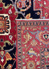 7'10x9'7" Medallion Heriz Hand Knotted