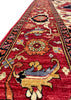 7'10x9'7" Medallion Heriz Hand Knotted