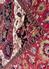 7'10x9'7" Medallion Heriz Hand Knotted