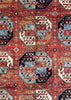 7'10"x9'8" Ersari Turkmen Hand Knotted
