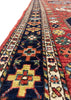 7'10"x9'8" Ersari Turkmen Hand Knotted