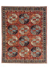 7'10"x9'8" Ersari Turkmen Hand Knotted